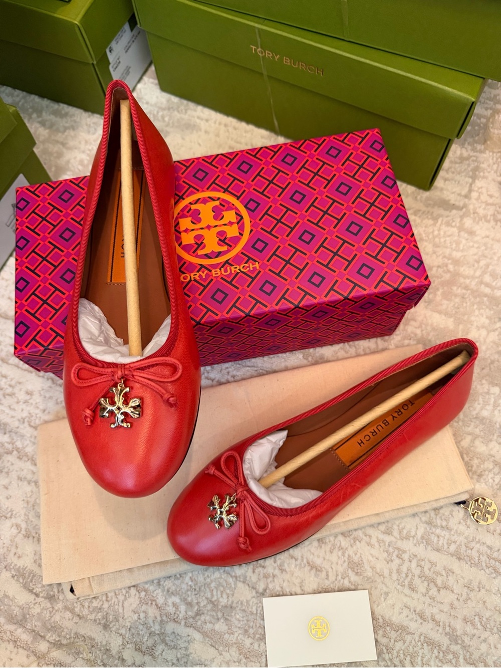 Tory Burch Ballet Flats with Tory Charm